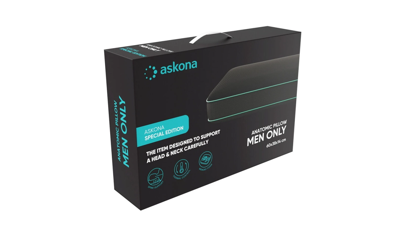 Pillow Men Only Askona pictures - 13 - большое изображение