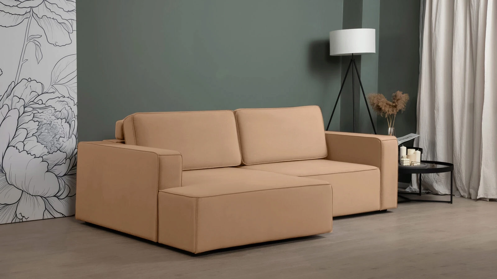 Sofa bed Ralf, 2 seater Askona - 3 - большое изображение