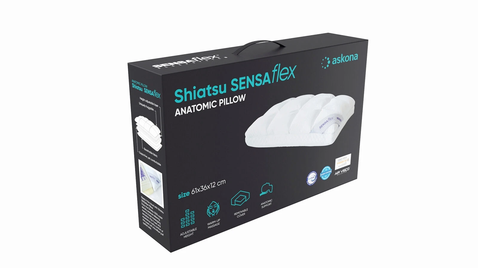 Pillow Shiatsu-Sensaflex  Askona  - 9 - большое изображение