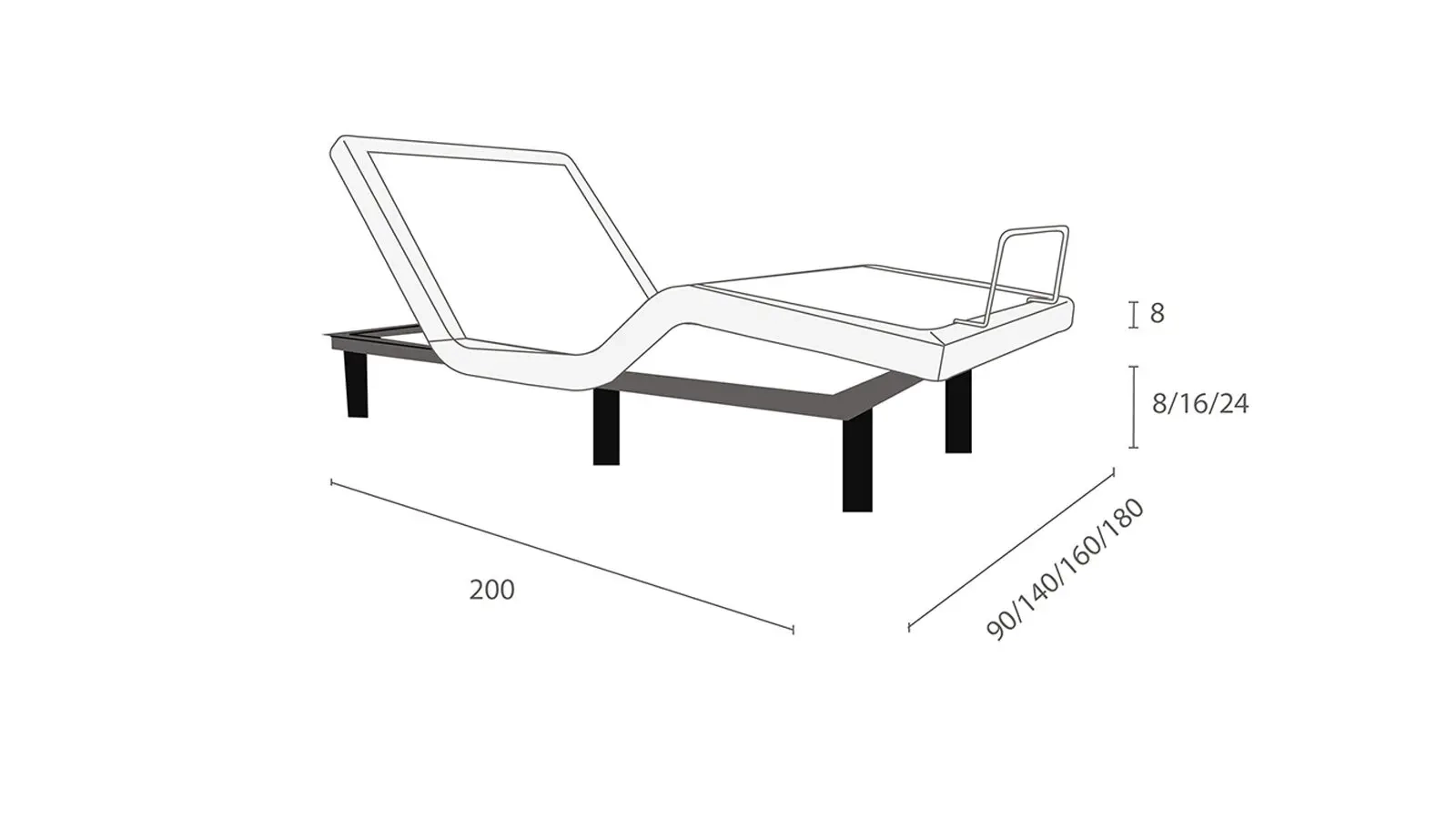 Adjustable bed base Ergomotion 3160 Plus - 9 - большое изображение