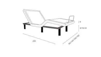 Adjustable bed base Ergomotion 3160 Plus - 9 - превью