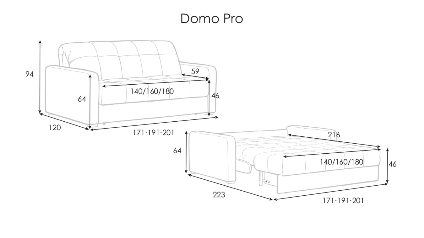 Domo Pro, diamond pattern, firm mattress - 9 - большое изображение