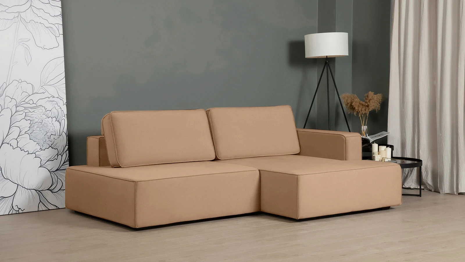 Sofa bed Ralf, 2 seater Askona - 4 - большое изображение