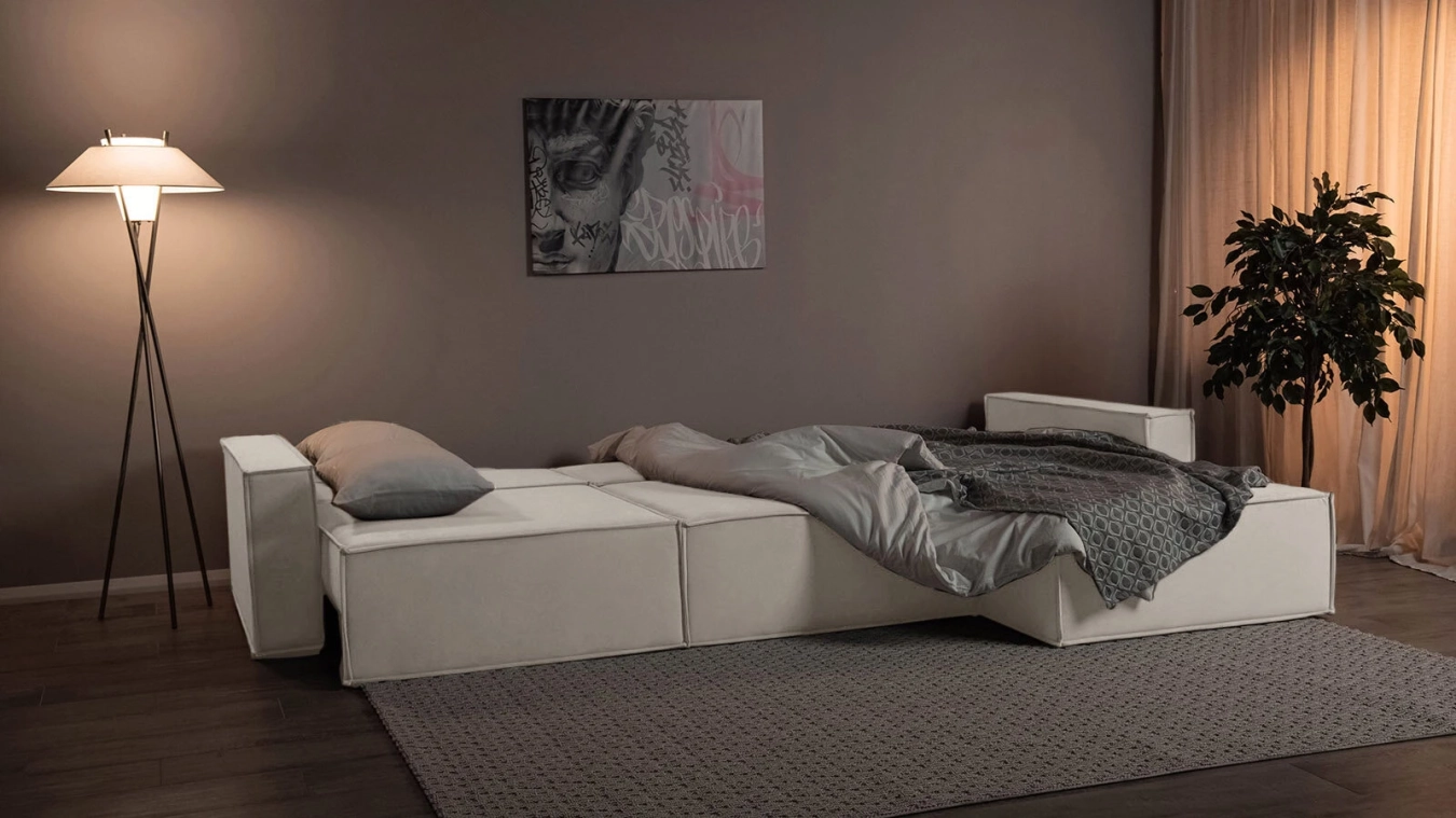 Sofa bed Klark, 3 seater, armrests Askona pictures - 3 - большое изображение