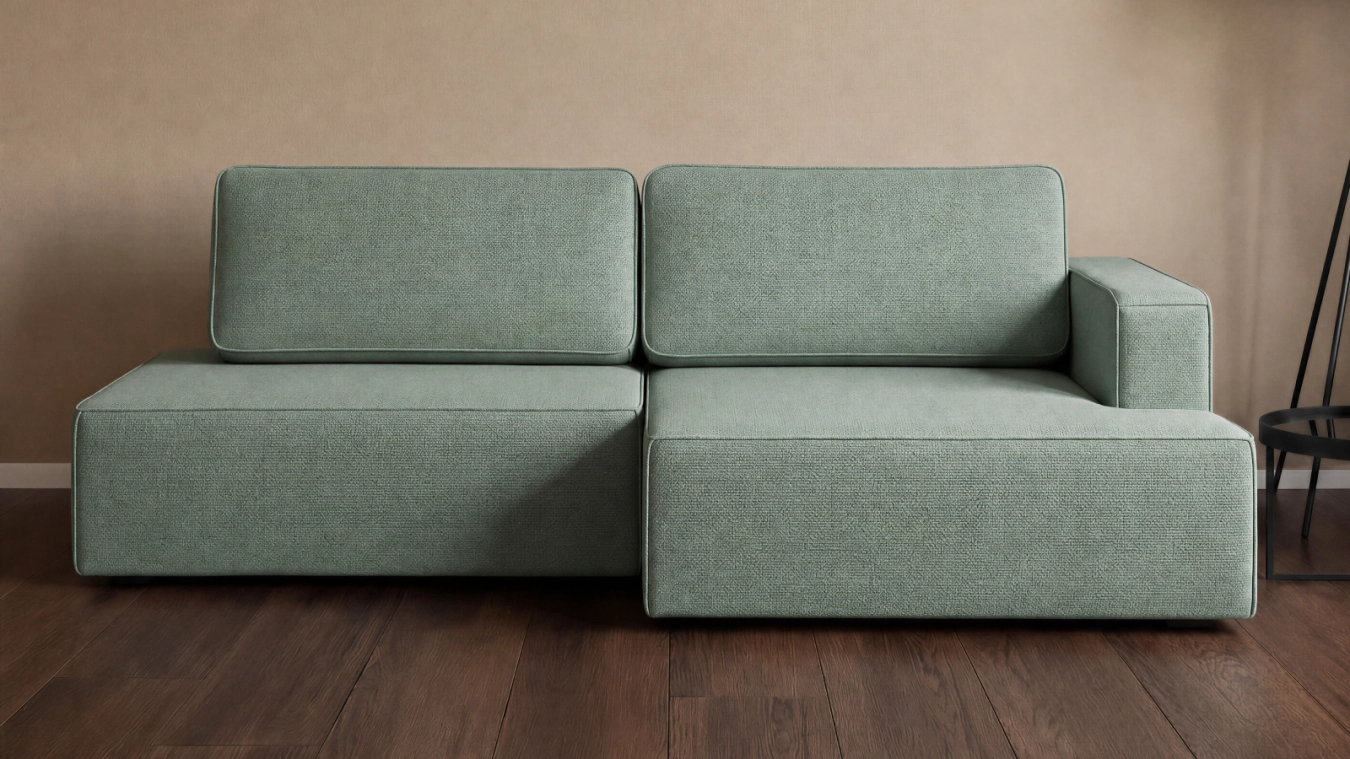 Sofa bed Ralf, 2 seater, without 1 armrest Askona pictures - 2 - большое изображение