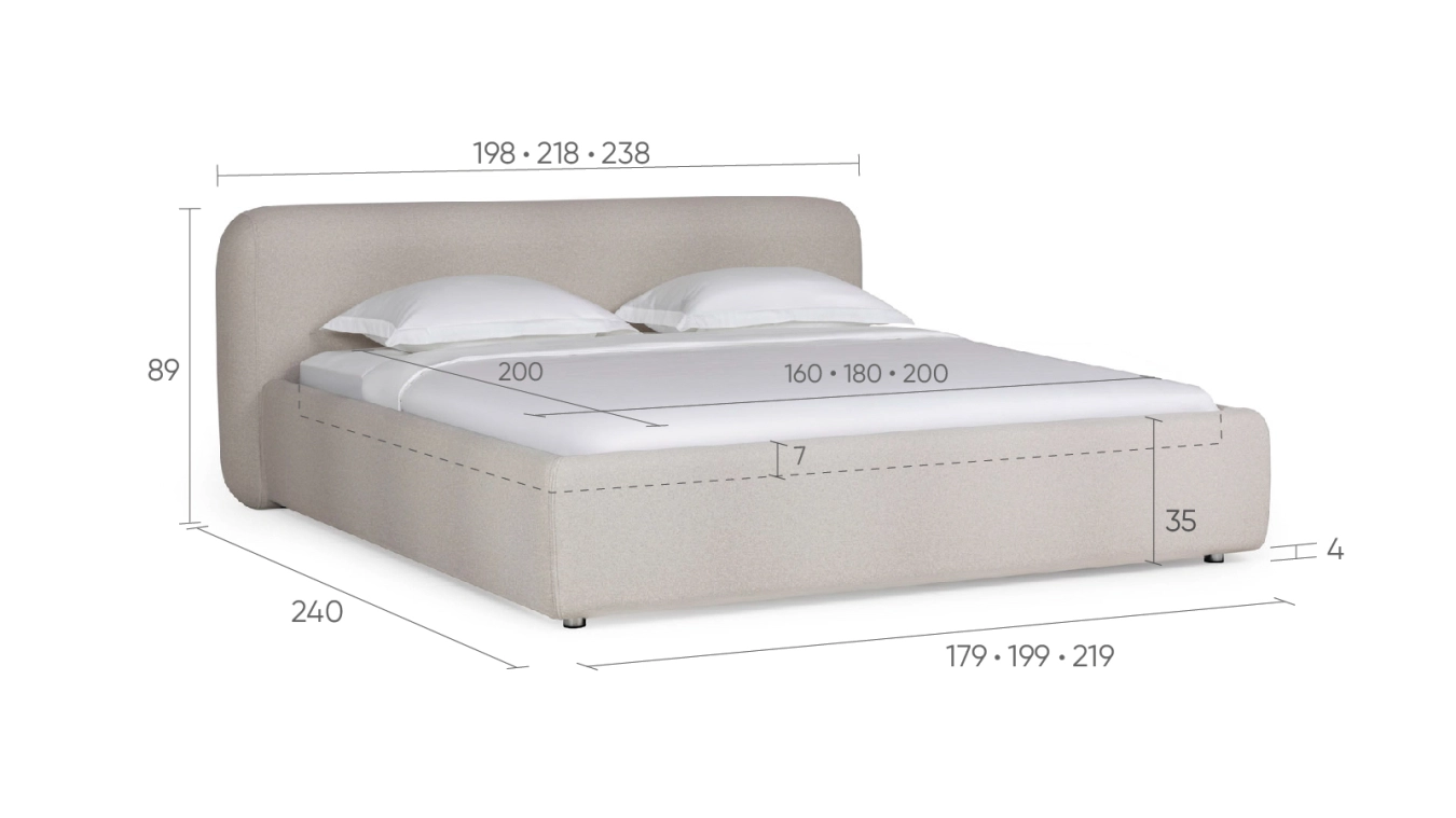 Blanca with Sleep Queen base - 10 - большое изображение