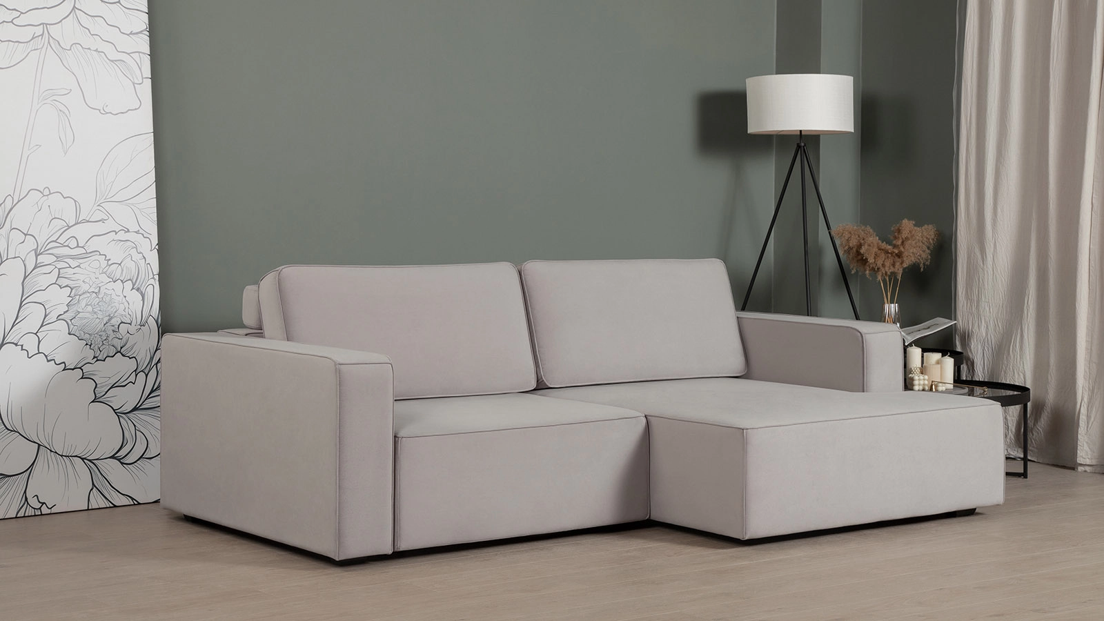 Sofa bed Ralf, 2 seater Askona - 3 - большое изображение