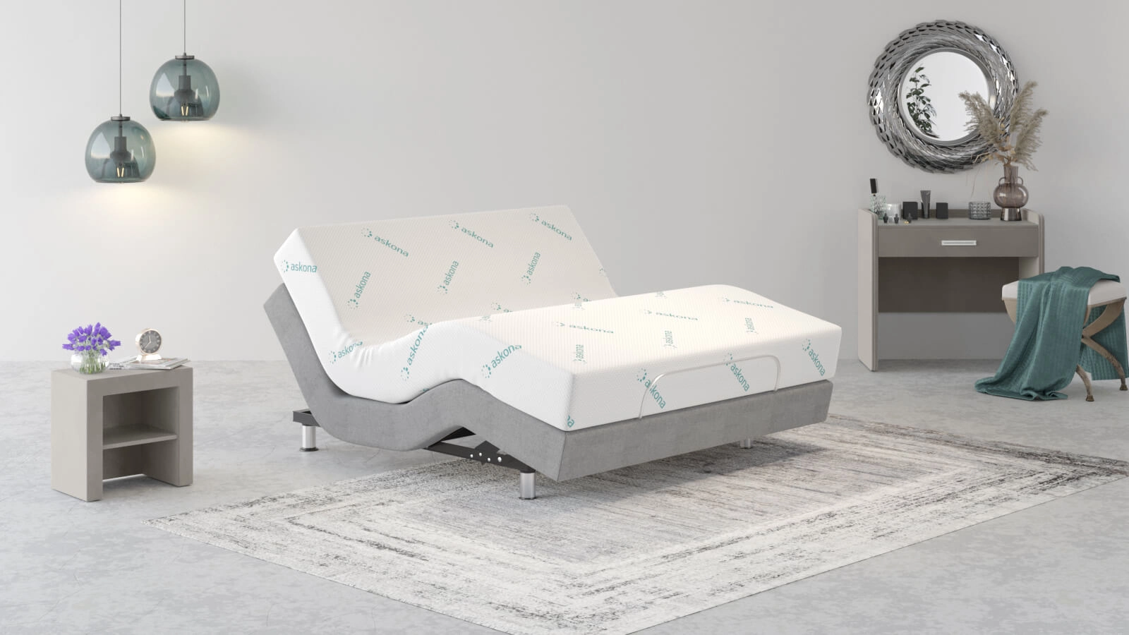 Adjustable bed base Ergomotion 450 Grey - 1 - большое изображение