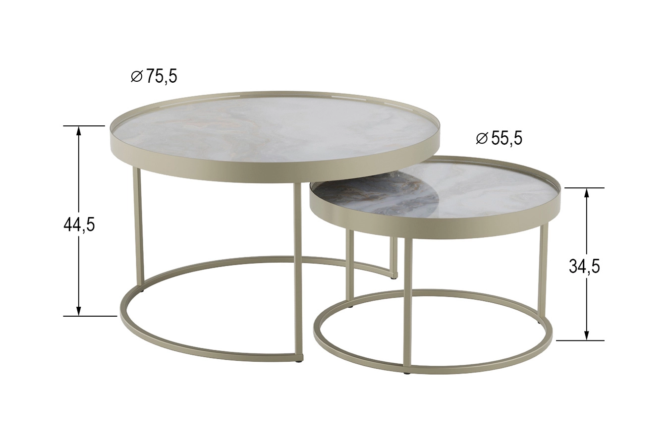 Set of coffee tables Modesta Askona furniture picture - 9 - большое изображение