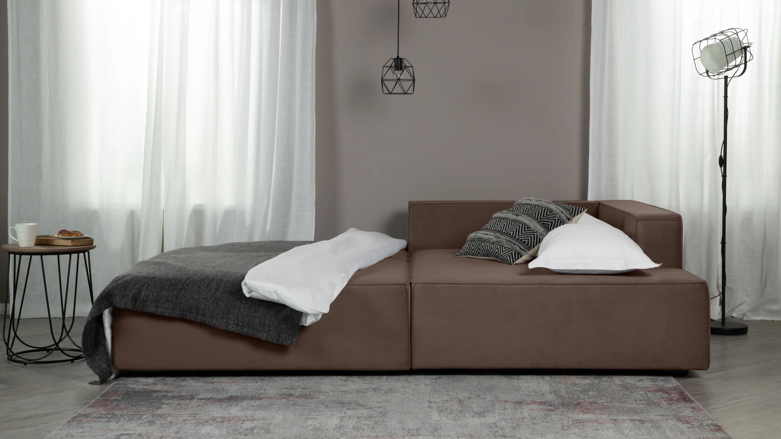 Sofa bed Ralf, 2 seater, without 1 armrest Askona pictures - 3 - большое изображение