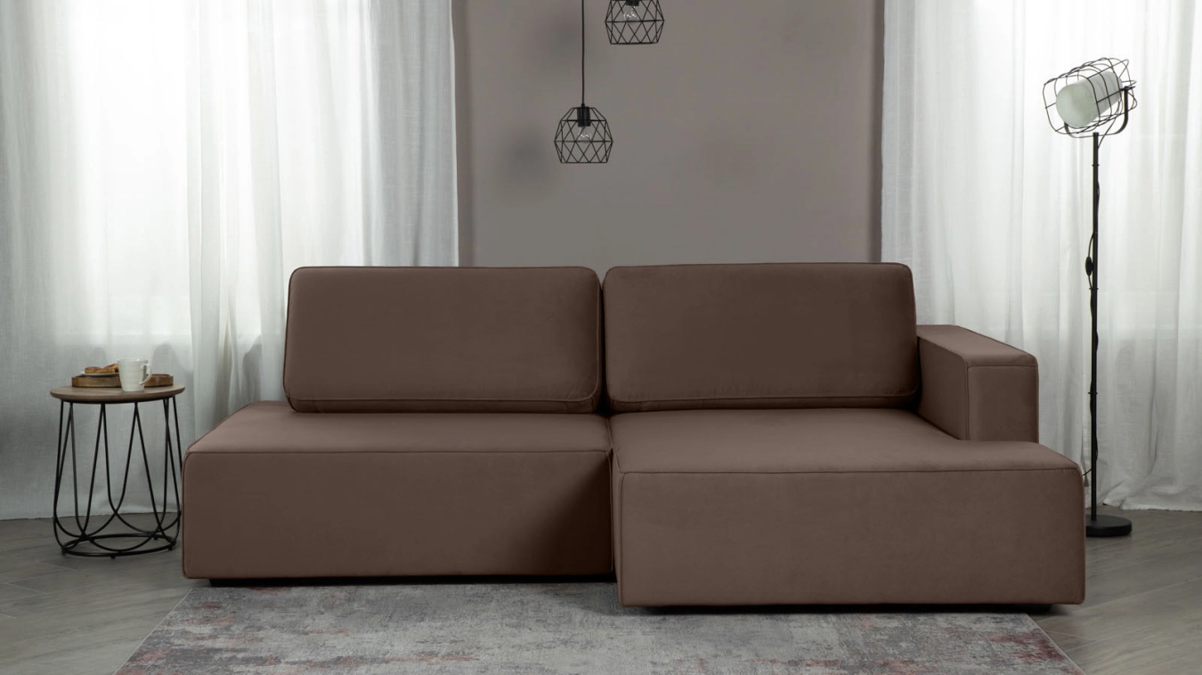 Sofa bed Ralf, 2 seater, without 1 armrest Askona pictures - 8 - большое изображение