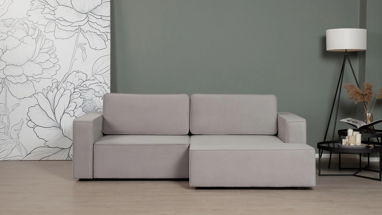 Sofa bed Ralf, 2 seater Askona - 2 - большое изображение