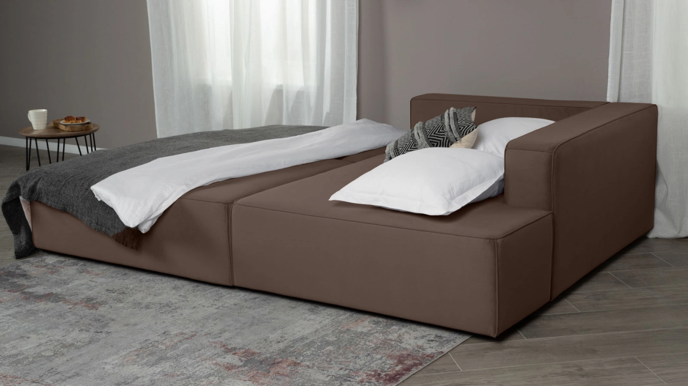 Sofa bed Ralf, 2 seater, without 1 armrest Askona pictures - 10 - большое изображение