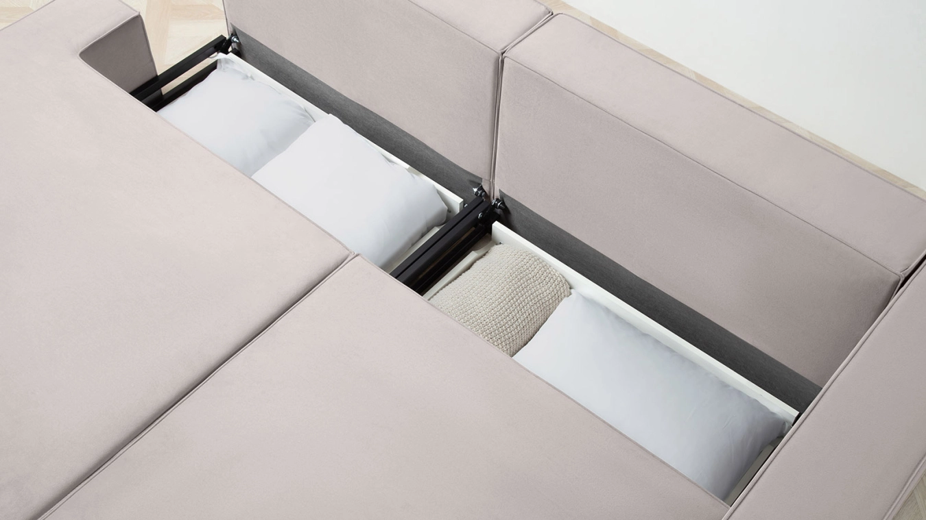 Sofa bed Ralf, 2 seater, without 1 armrest Askona pictures - 5 - большое изображение