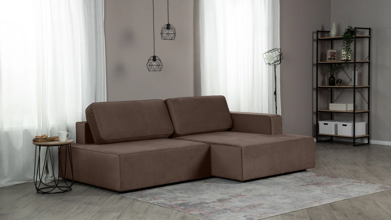 Sofa bed Ralf, 2 seater, without 1 armrest Askona pictures - 7 - большое изображение