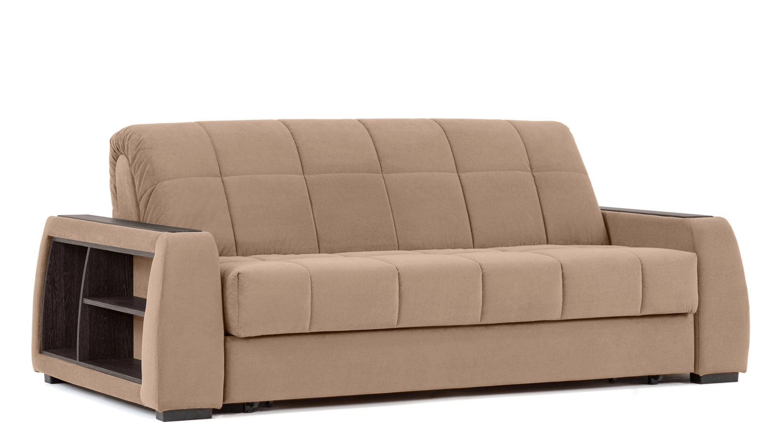 Sofa bed Domo Pro, square pattern, Wenge shelves Askona pictures - 3 - большое изображение