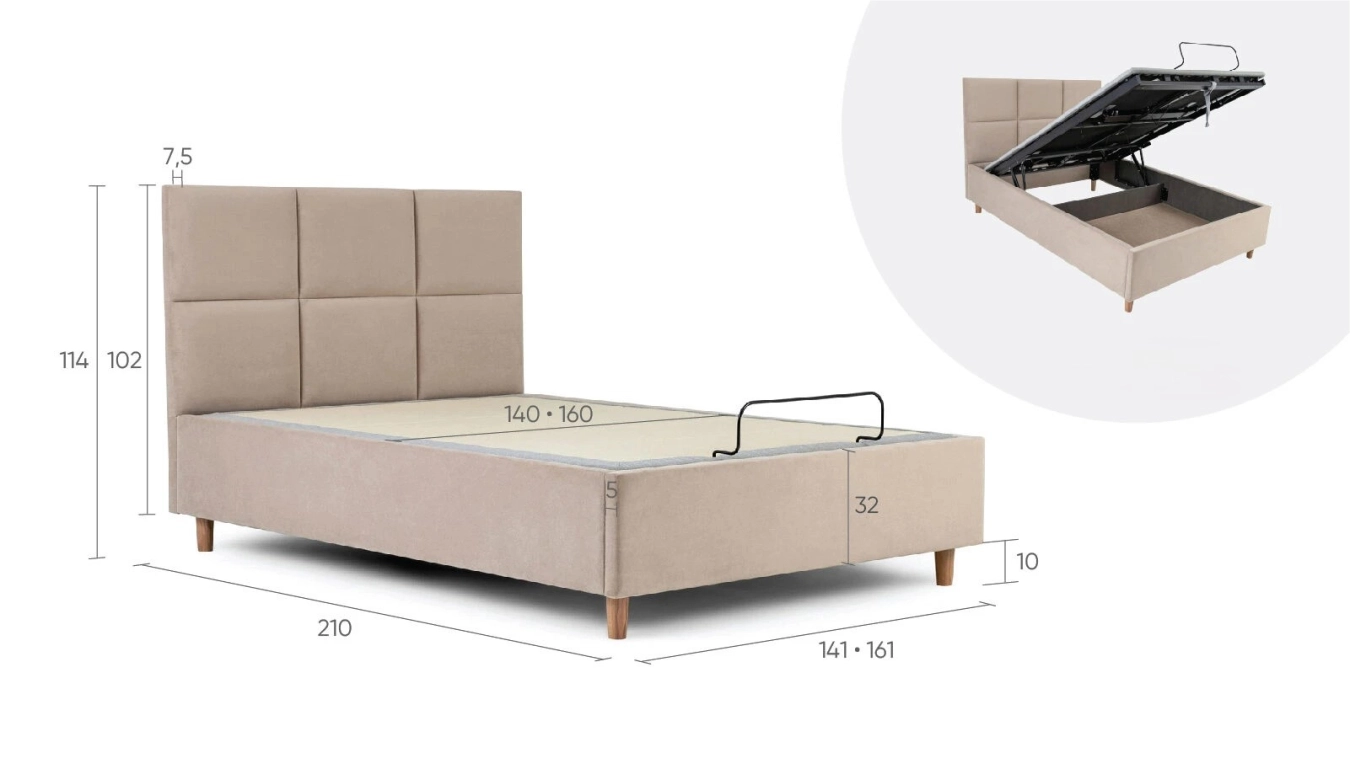 Adjustable bed base Tess Ergo Askona pictures - 9 - большое изображение